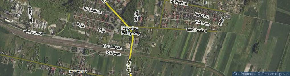 Zdjęcie satelitarne Targowa ul.